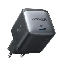 Зарядний пристрій Anker PowerPort 713 Nano II - 45W USB-C GaN Black (A2664G11)