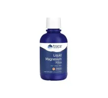 Минералы Trace Minerals Магний, 300 мг, вкус мандарина, Liquid Magnesium, 473 мл (TMR-00277)