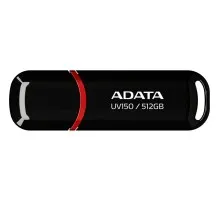USB флеш накопитель ADATA 512GB UV150 Black USB 3.2 (AUV150-512G-RBK)