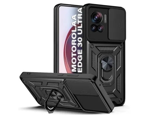 Чохол до мобільного телефона BeCover Military Motorola Edge 30 Ultra Black (710678)