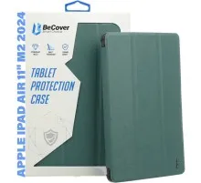 Чохол до планшета BeCover Tri Fold Soft TPU Silicone Apple iPad Air 11" M2 2024 Dark Green (711406)
