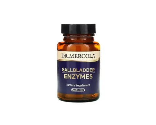 Вітамінно-мінеральний комплекс Dr. Mercola Ферменти жовчного міхура, Gallbladder Enzymes, 30 капсул (MCL-03095)