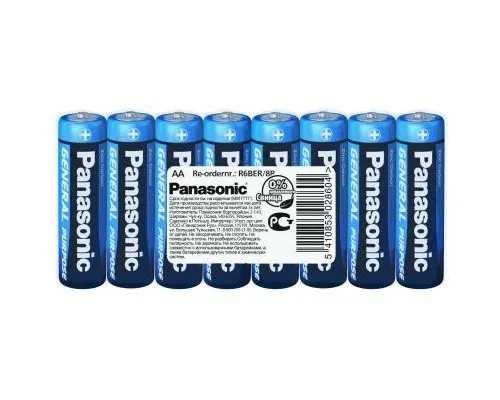 Батарейка Panasonic AA R6 Special * 8 (R6BER/8P)