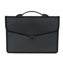 Папка - портфель Buromax 3 compartments, with a lock, black (BM.3734-01)