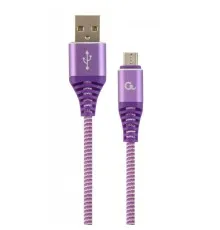 Дата кабель USB 2.0 Micro 5P to AM Cablexpert (CC-USB2B-AMmBM-2M-PW)