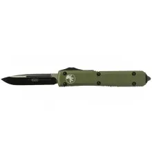 Нож Microtech Ultrtaech Drop Point Black Blade Green (121-1OD)