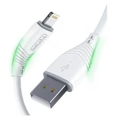 Дата кабель USB 2.0 AM to Lightning 1.2m Nature T-L830 White T-Phox (T-L830 White)