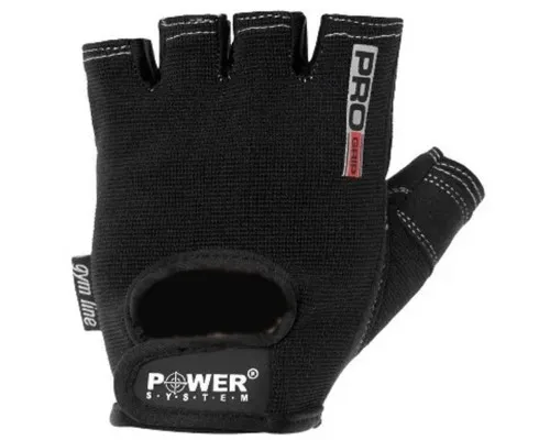 Рукавички для фітнесу Power System Pro Grip PS-2250 S Black (PS-2250_S_Black)