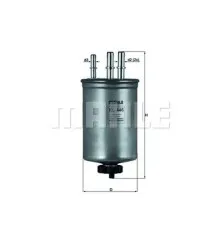 Фільтр паливний Mahle KL446