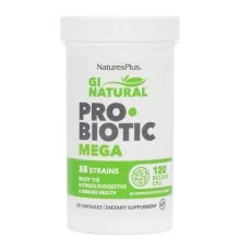 Пробиотики Natures Plus Пробиотики Мега, Probiotic Mega, Nature's Plus, 120 млрд КОЕ (NAP-43902)