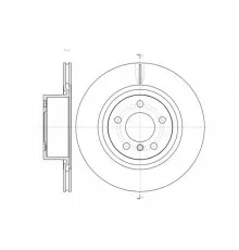 Гальмівний диск REMSA 61455.10