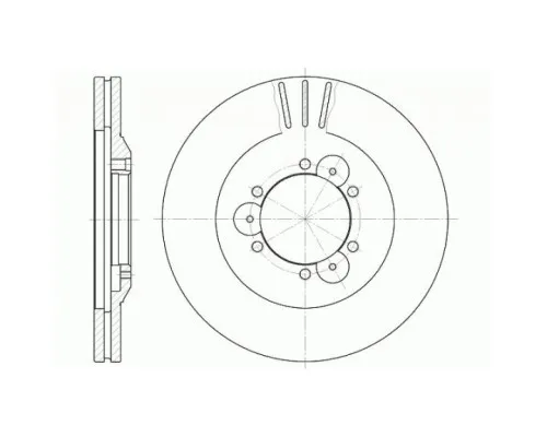 Гальмівний диск REMSA 6560.10