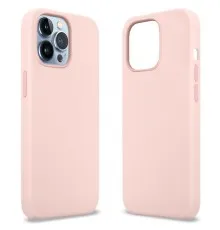 Чохол до мобільного телефона MakeFuture Apple iPhone 13 Pro Max Premium Silicone Chalk Pink (MCLP-AI13PMCP)