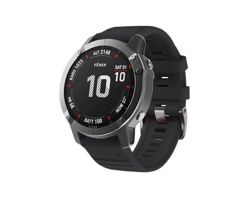 Ремешок для смарт-часов Armorstandart Silicone 22mm для Garmin Fenix 5/6 Black (ARM60796)