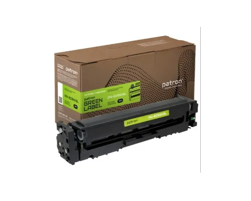 Картридж Patron HP 203X (CF540X) black Green Label (PN-203XKGL)