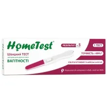Тест на беременность HomeTest струйный для ранней диагностики 1 шт. (7640162329668)