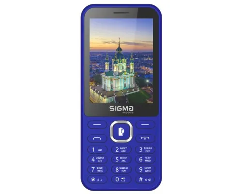 Мобильный телефон Sigma X-style 31 Power Type-C Blue (4827798855027)