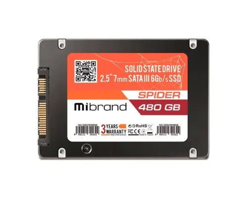 Накопитель SSD 2.5 480GB Mibrand (MI2.5SSD/SP480GBST)