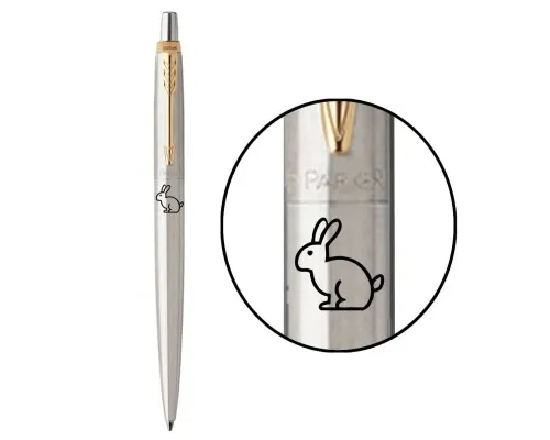 Ручка шариковая Parker JOTTER 17 ZODIAC SS GT BP Черный Кролик (16032_Z204b)