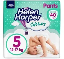 Підгузки Helen Harper Soft&Dry Junior Розмір 5 (12-17 кг) 40 шт (5411416031741) (271442)