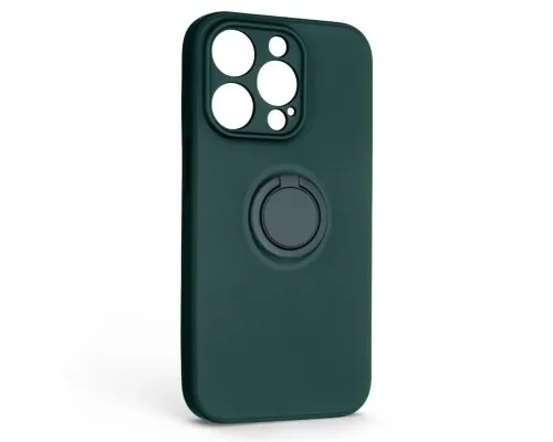 Чохол до мобільного телефона Armorstandart Icon Ring Apple iPhone 14 Pro Dark Green (ARM68713)