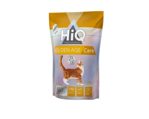 Сухий корм для кішок HiQ Golden Age care 400 г (HIQ45922)