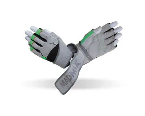 Перчатки для фитнеса MadMax MFG-860 Wild Grey/Green L (MFG-860_L)