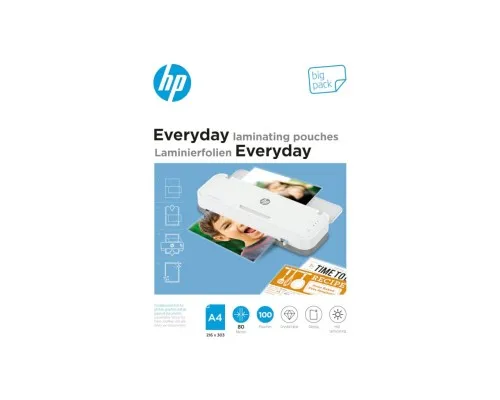 Плівка для ламінування HP Everyday Laminating Pouches, A4, 80 Mic, 216 x 303, 100 pcs (9154) (838140)