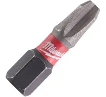 Набір біт Milwaukee SHOCKWAVE, PH3, 25мм, 2шт (4932430857)