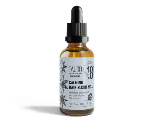 Ефірне масло для тварин Tauro Pro Line Pure Nature Calming Hair Elixir №3 30 мл (TPL47410)
