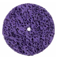 Круг зачистний Sigma з нетканого абразиву (корал) 100мм без тримача фіолетовий твердий (9175661)