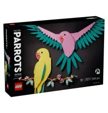 Конструктор LEGO Art Коллекция фауны. Попугаи Ара 644 деталей (31211)