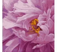 Картина по номерам Santi Розовый пион 40*40 см алмазная мозаика (954704)