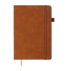 Книга записна Buromax Smarti 96 аркушів А5 у клітинку коричневий (BM.295113-25)
