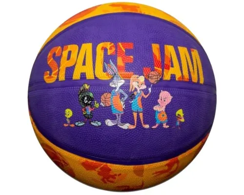 Мяч баскетбольный Spalding Space Jam Tune Squad помаранчевий, мультиколор Уні 7 84595Z (689344412870)