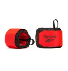 Утяжелитель Reebok Flexlock Wrist Weights чорний, червоний RAWT-11261 1.0 кг (885652017190)