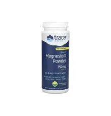 Минералы Trace Minerals Магний, вкус лимон-лайм, 350 мг, Stress-X, Magnesium Powder, 448 гр (TMR-00229)