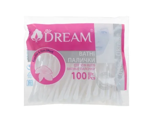 Ватные палочки Air Dream В пакете 100 шт. (4820194350288)