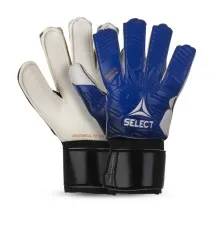 Воротарські рукавиці Select Goalkeeper Gloves 03 601072-373 Youth синій, білий Діт 4 (5703543316342)