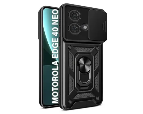 Чохол до мобільного телефона BeCover Military Motorola Edge 40 Neo Black (710677)