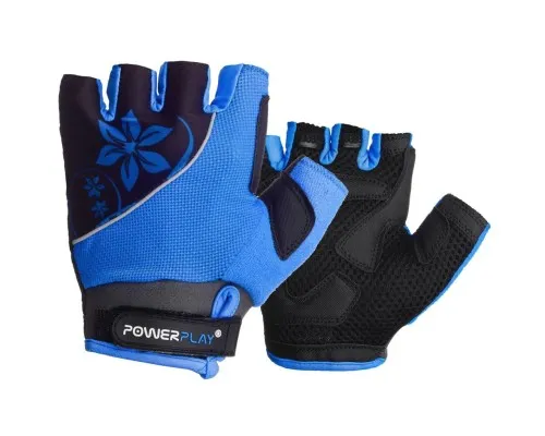 Велоперчатки PowerPlay 5281 B Блакитні XS (SALE_5281B_XS_Blue)