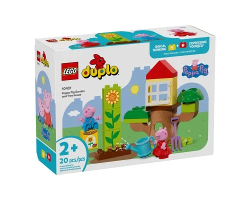 Конструктор LEGO DUPLO Peppa Pig Сад и домик на дереве Пеппы (10431)