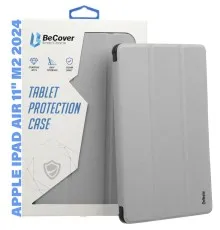 Чохол до планшета BeCover Tri Fold Soft TPU Silicone Apple iPad Air 11" M2 2024 Gray (711408)