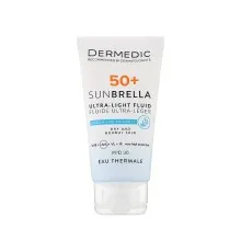 Средство от загара Dermedic Sunbrella Ультралегкий защитный флюид SPF 50+ Для сухой и нормальной кожи 40 мл (5901643177546)