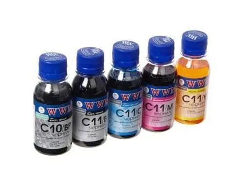 Чорнило WWM CANON PGI520/CLI521 BP/B/C/M/Y SET (C10/11SET5-2)