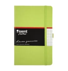 Книга записна Axent Partner, 125*195, 96sheets, square, light green (8201-04-А)