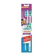 Зубная щетка Oral-B 3-Эффект Classic средняя 1 шт + 1 шт бесплатно (3014260023010)