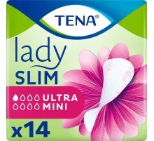 Урологічні прокладки Tena Lady Slim Ultra Mini 14 шт. (7322540013658/7322541115832)