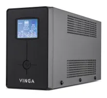Пристрій безперебійного живлення Vinga LCD 800VA metal case (VPC-800M)