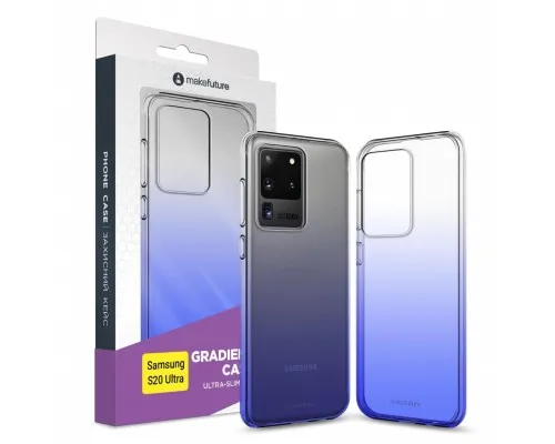 Чехол для мобильного телефона MakeFuture Samsung S20 Ultra Air Gradient (TPU) Blue (MCG-SS20UBL)